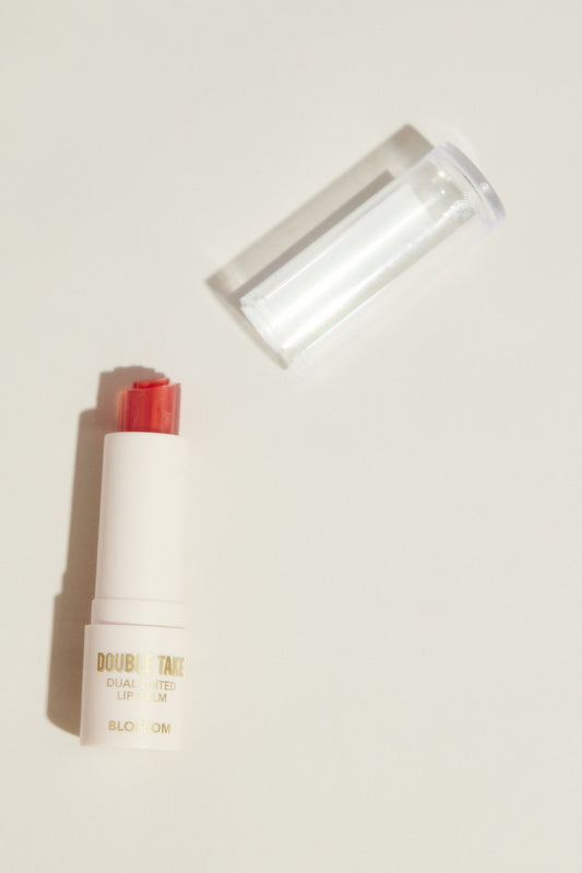 Dual Tinted Lip Balm in Cherry Red