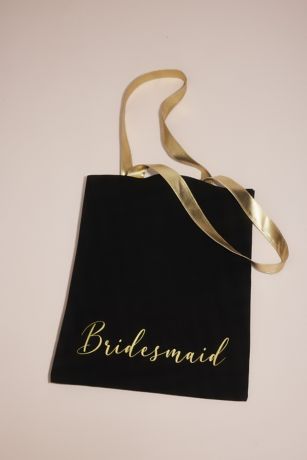Elegant Bridesmaid Canvas Tote